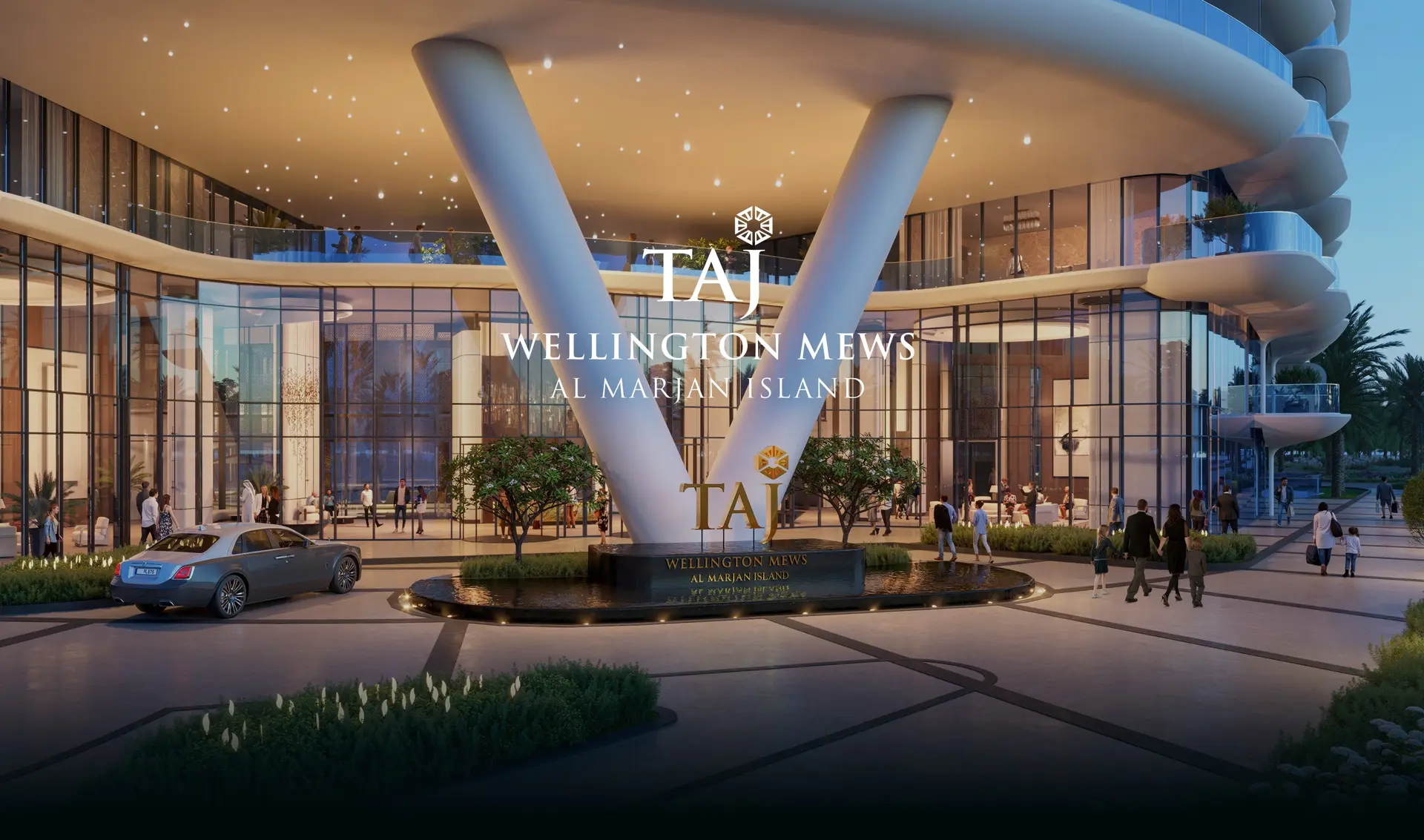 BNW Taj Wellington Mews branded residences on Al Marjan Island